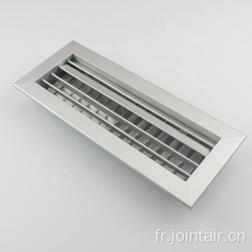 HVCA Double flux de déflexion AIR GRILLES DE GRILLES RÉGLABLES